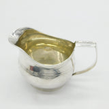George III Sterling Silver Floral Pattern Cream Jug Antique 1816 London