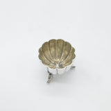 Victorian Sterling Silver Dolphin Foot Salt Bowl Antique 1873 London Chawner