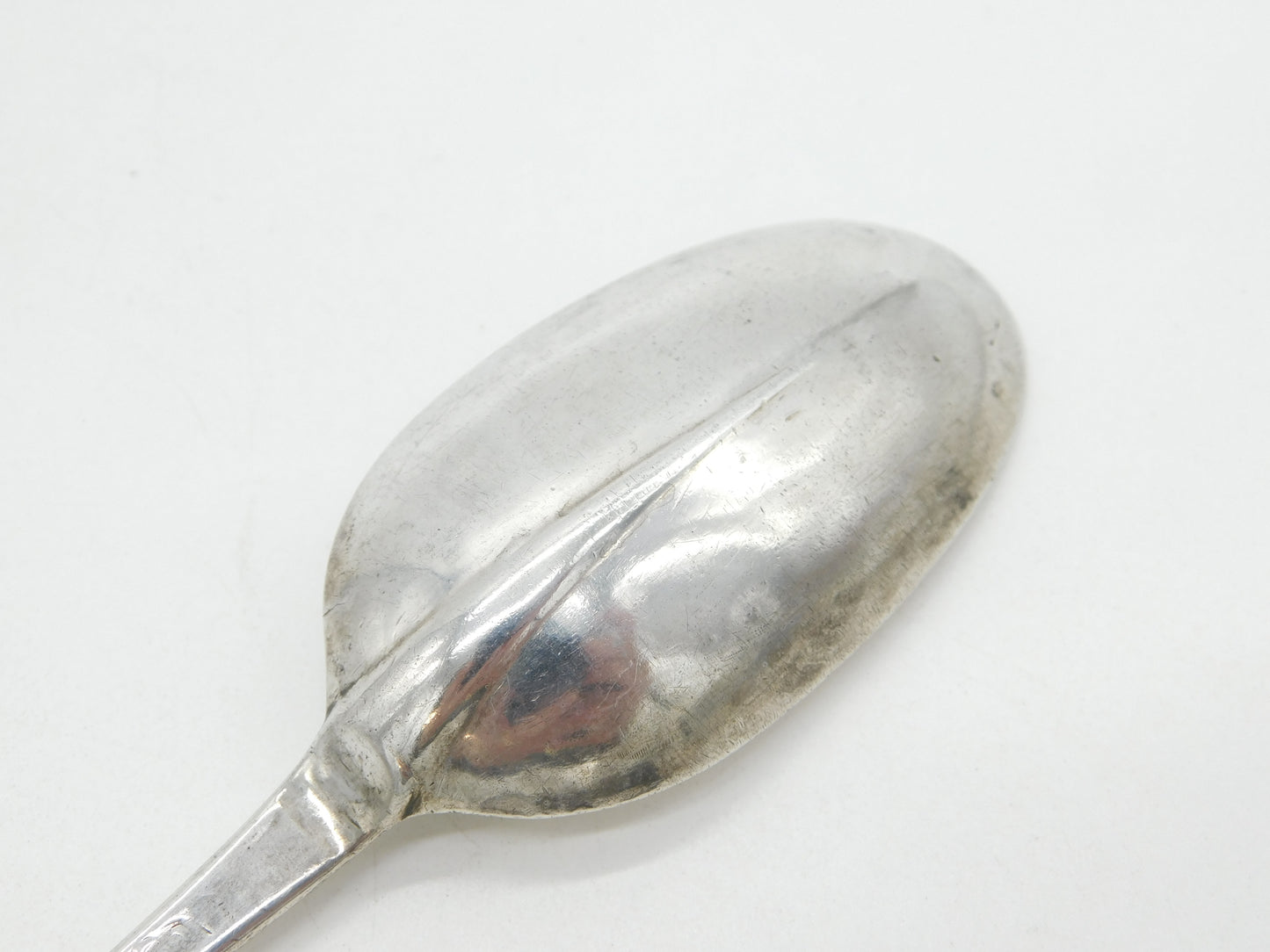 George I Britannia Standard Silver Rat-Tail Tablespoon Antique 1718 London