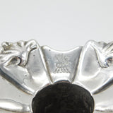 George II Sterling Silver Cast Candlestick Quatrefoil Base Antique 1750 London by William Gould