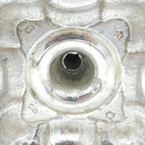 George II Sterling Silver Cast Candlestick Quatrefoil Base Antique 1750 London by William Gould