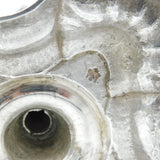 George II Sterling Silver Cast Candlestick Quatrefoil Base Antique 1750 London by William Gould