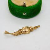 9ct Yellow Gold Articulated Mermaid Charm or Pendant Vintage c1970