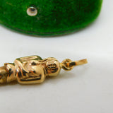 9ct Yellow Gold Articulated Mermaid Charm or Pendant Vintage c1970