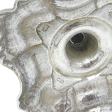 George II Sterling Silver Cast Candlestick Quatrefoil Base Antique 1750 London by William Gould