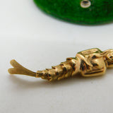 9ct Yellow Gold Articulated Mermaid Charm or Pendant Vintage c1970