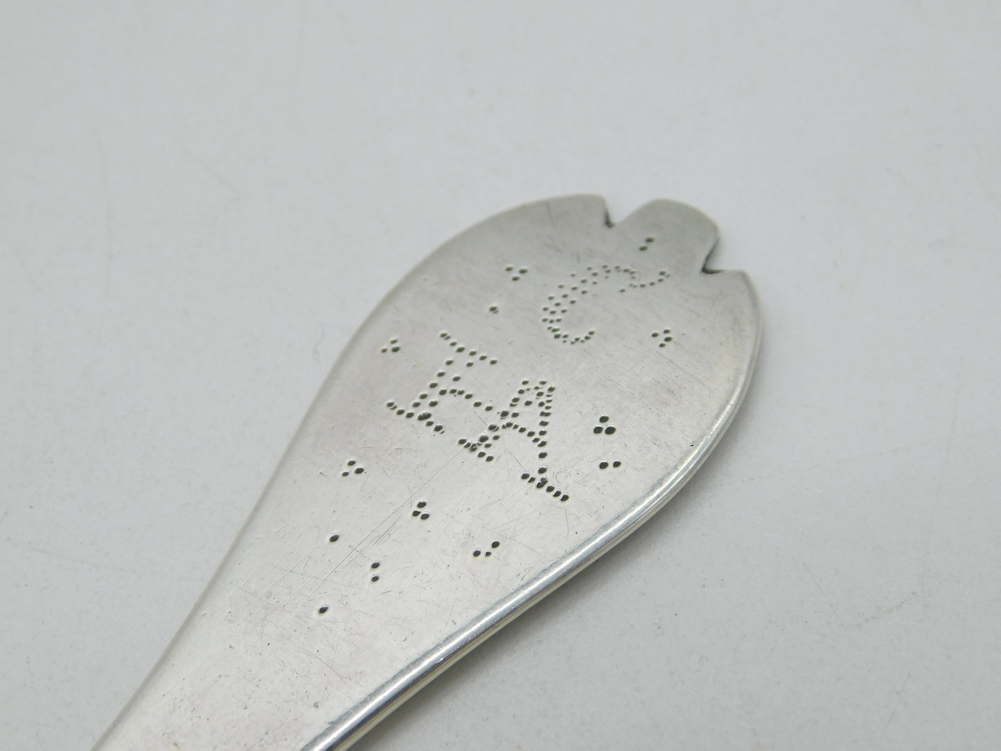 William & Mary Sterling Silver Trefid Spoon Antique 1692 London John Laughton