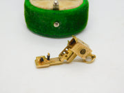 9ct Yellow Gold Stanhope 'Marriage Vows' Church Charm Pendant Vintage c1970