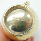 Mappin & Webb Sterling Silver Gilt Cream Jug Antique 1945 London Art Deco