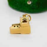9ct Yellow Gold Stanhope 'Marriage Vows' Church Charm Pendant Vintage c1970