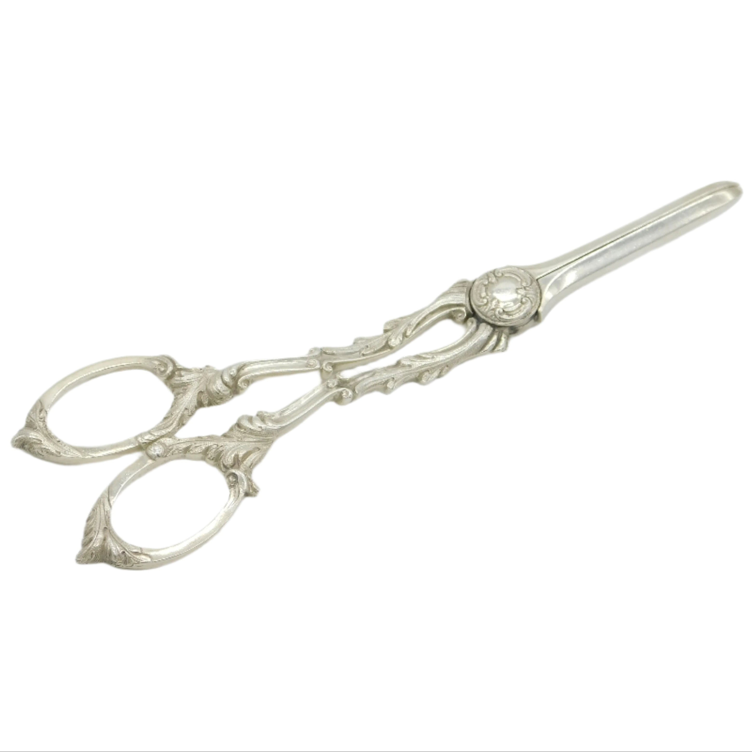 Victorian Sterling Silver Grape Scissors