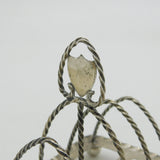Victorian Sterling Silver Shield Cartocuhe Toast Rack Antique 1894 Birmingham