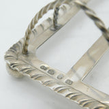 Victorian Sterling Silver Shield Cartocuhe Toast Rack Antique 1894 Birmingham