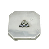 Antique Silver Royal Artillery Compact WWII