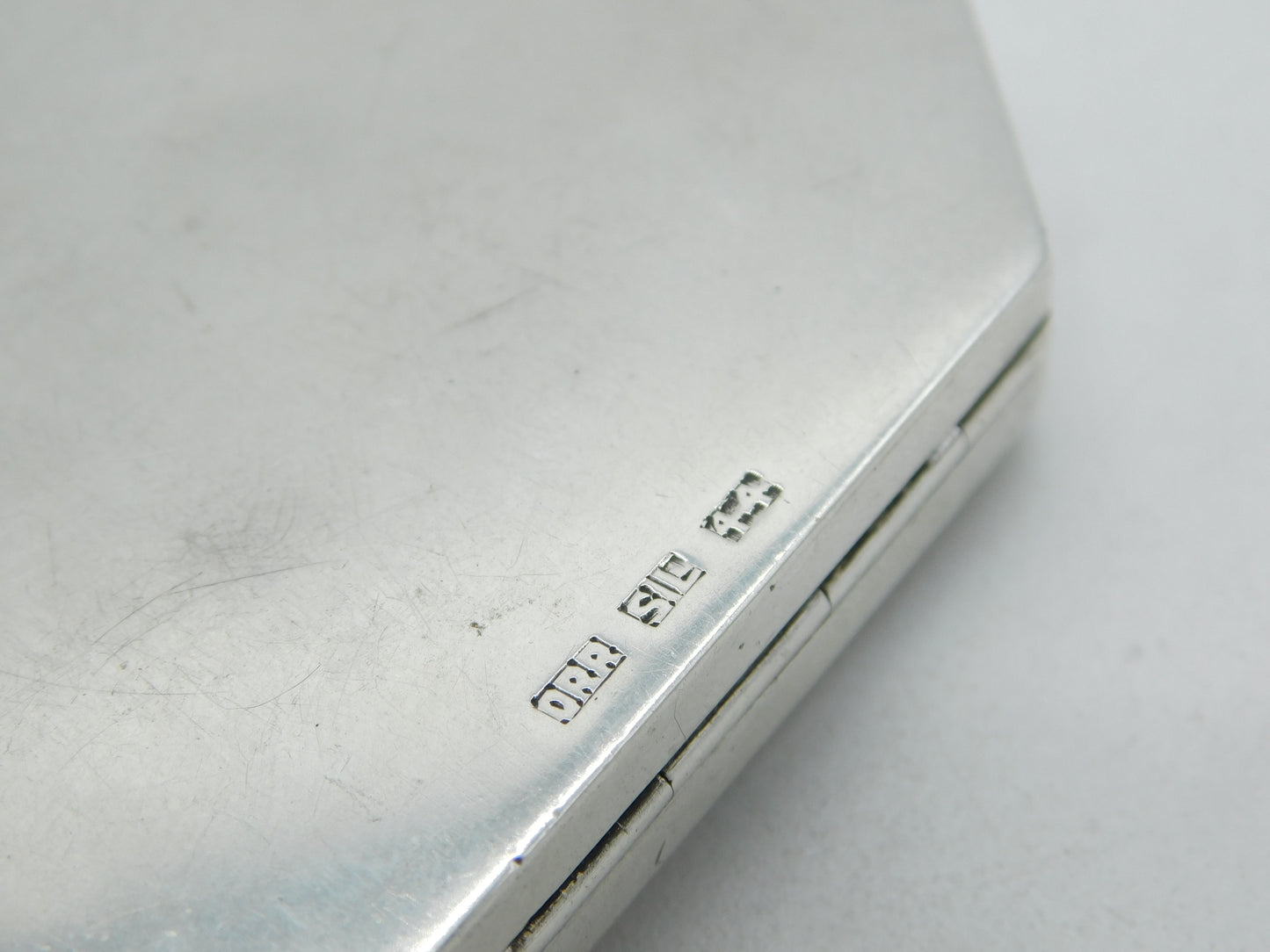 WWII-era Sterling Silver Enamel Royal Artillery Sweetheart Compact Antique 1944