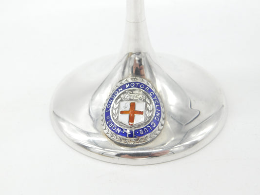 Sterling Silver Sporting Chalice Cup 'London Motor Cycle Club' 1922 London