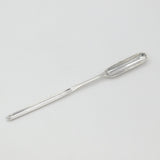 George II Sterling Silver Bone Marrow Scoop with Crest 1751 London R. Gosling