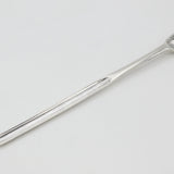 George II Sterling Silver Bone Marrow Scoop with Crest 1751 London R. Gosling
