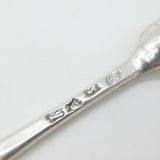 George II Sterling Silver Bone Marrow Scoop with Crest 1751 London R. Gosling