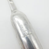 George II Sterling Silver Bone Marrow Scoop with Crest 1751 London R. Gosling