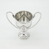 Art Nouveau Sterling Silver Bow Pattern Trophy Cup 1911 Mappin & Webb London