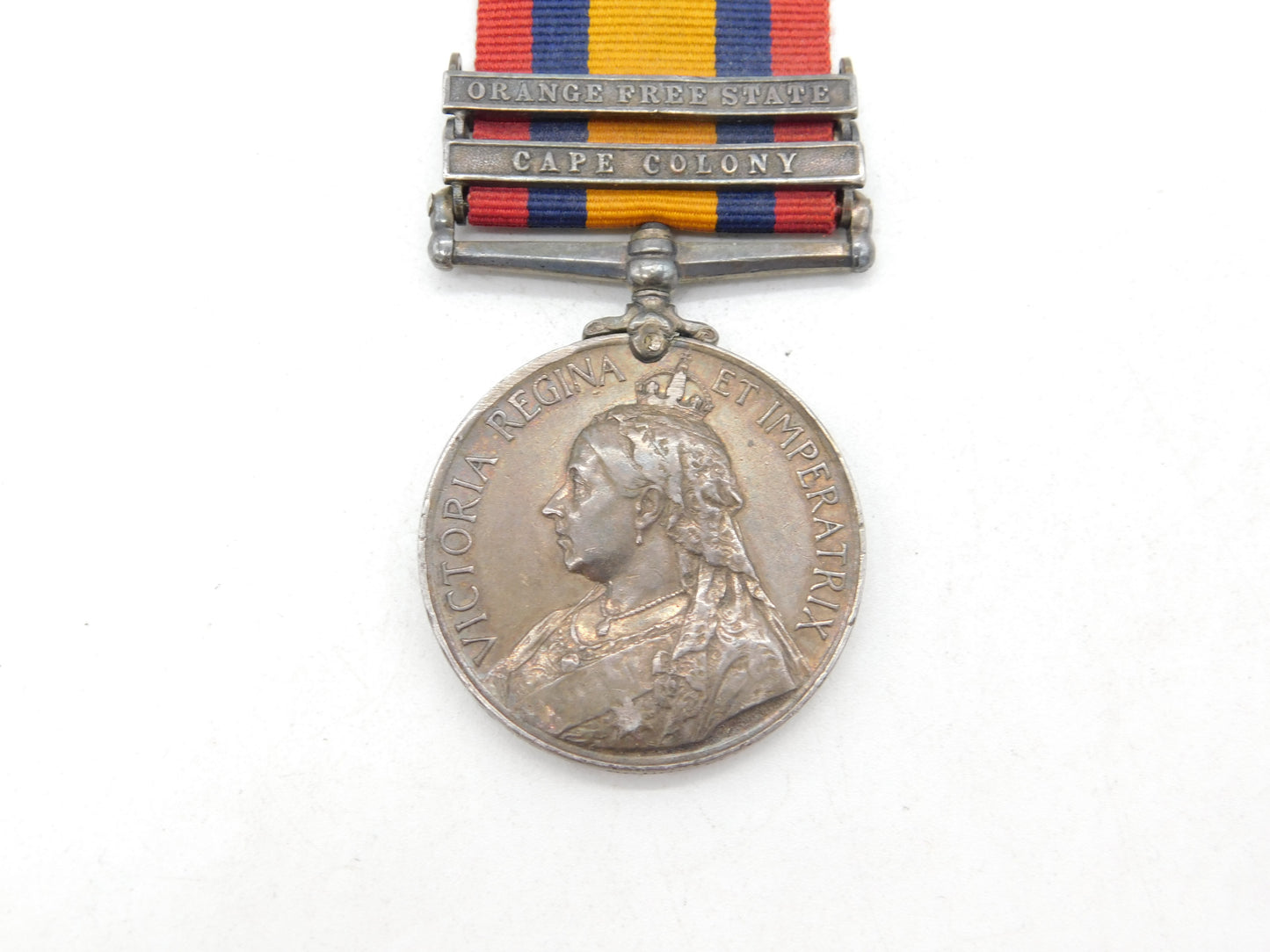 Boer War Queens South Africa Medal TPR H. Schofield Antique w. Information