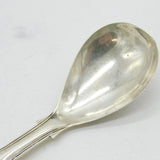 Early Victorian Sterling Silver Tea Caddy Spoon Antique 1839 Birmingham G. Unite