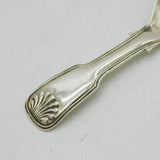 Early Victorian Sterling Silver Tea Caddy Spoon Antique 1839 Birmingham G. Unite