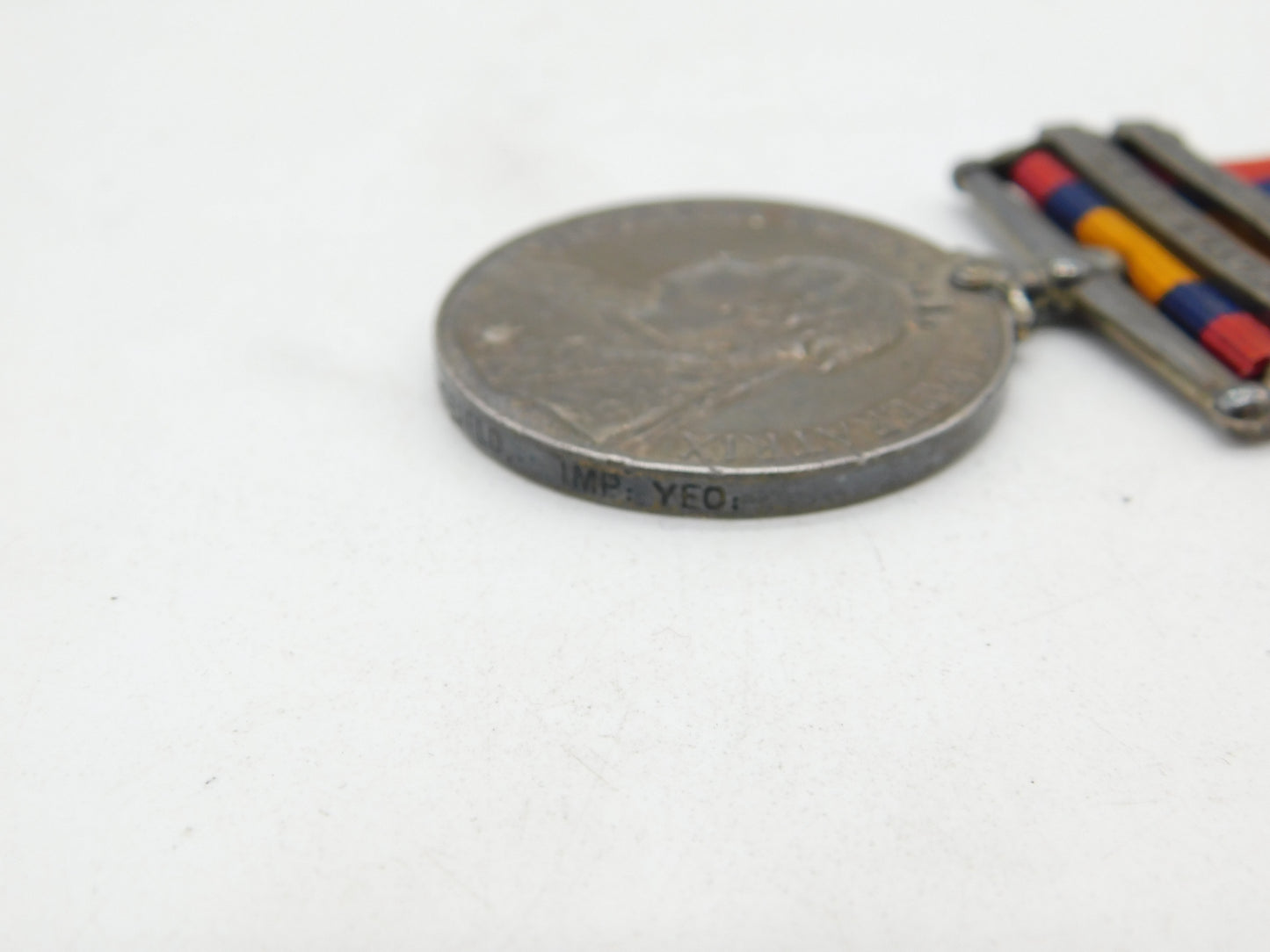 Boer War Queens South Africa Medal TPR H. Schofield Antique w. Information