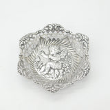 Victorian Sterling Silver Pierced Classical Cherub Treat Dish 1896 Birmingham