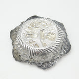 Victorian Sterling Silver Pierced Classical Cherub Treat Dish 1896 Birmingham