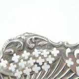 Victorian Sterling Silver Pierced Classical Cherub Treat Dish 1896 Birmingham