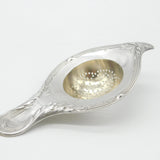 German .800 Silver Art Nouveau Tea Strainer Antique c1920 Art Deco