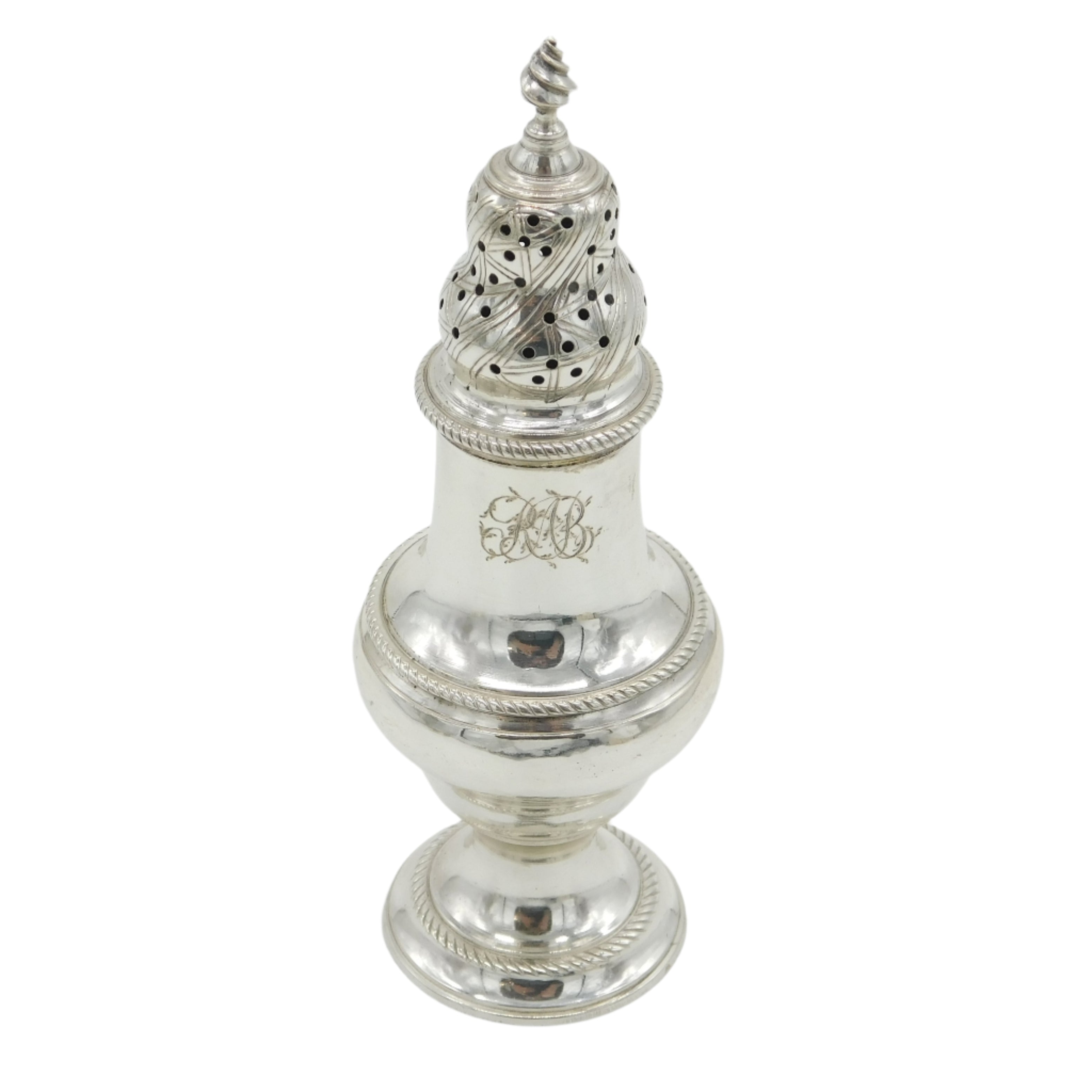 Antique Georgian Muffineer Caster Silver