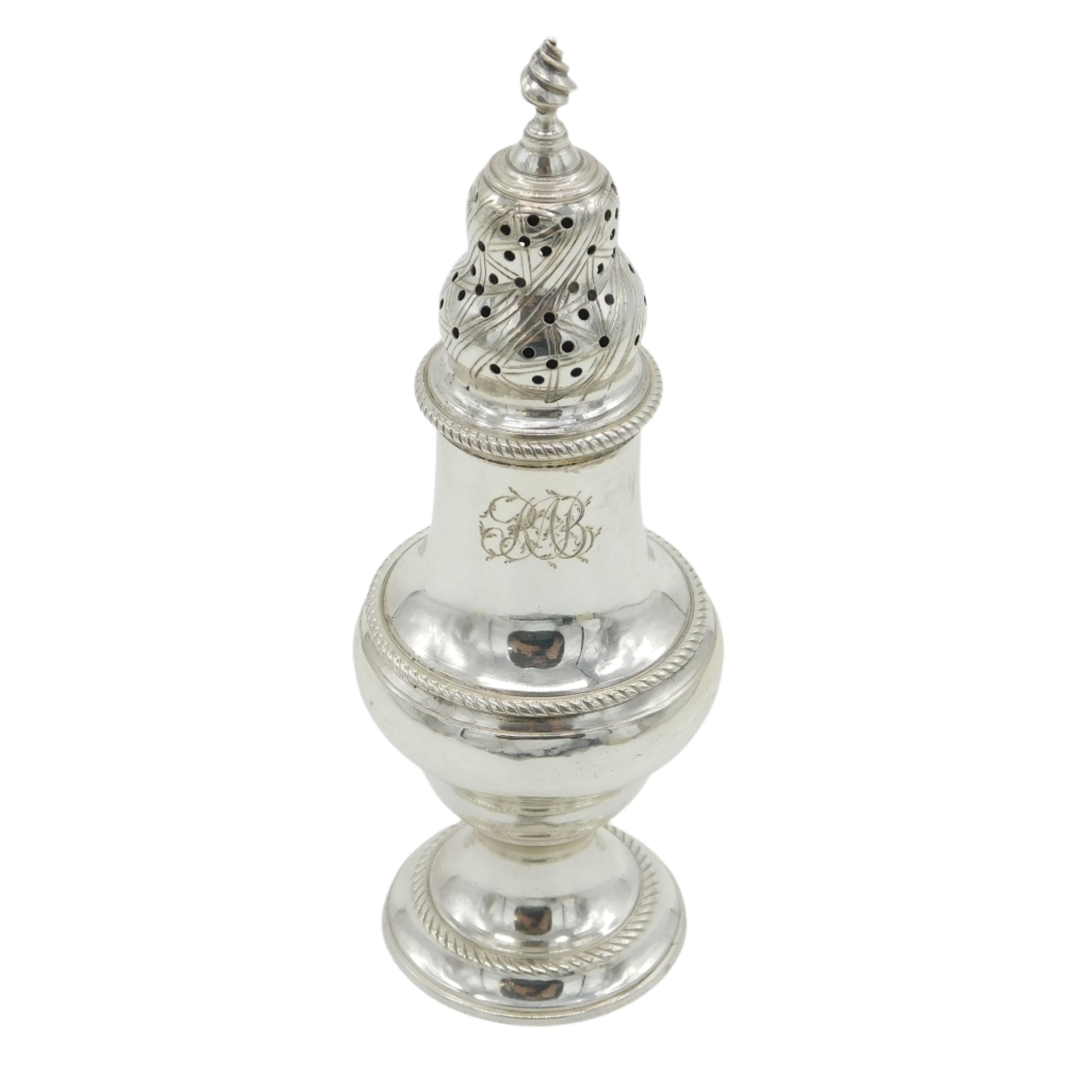 Antique Georgian Muffineer Caster Silver