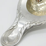 German .800 Silver Art Nouveau Tea Strainer Antique c1920 Art Deco