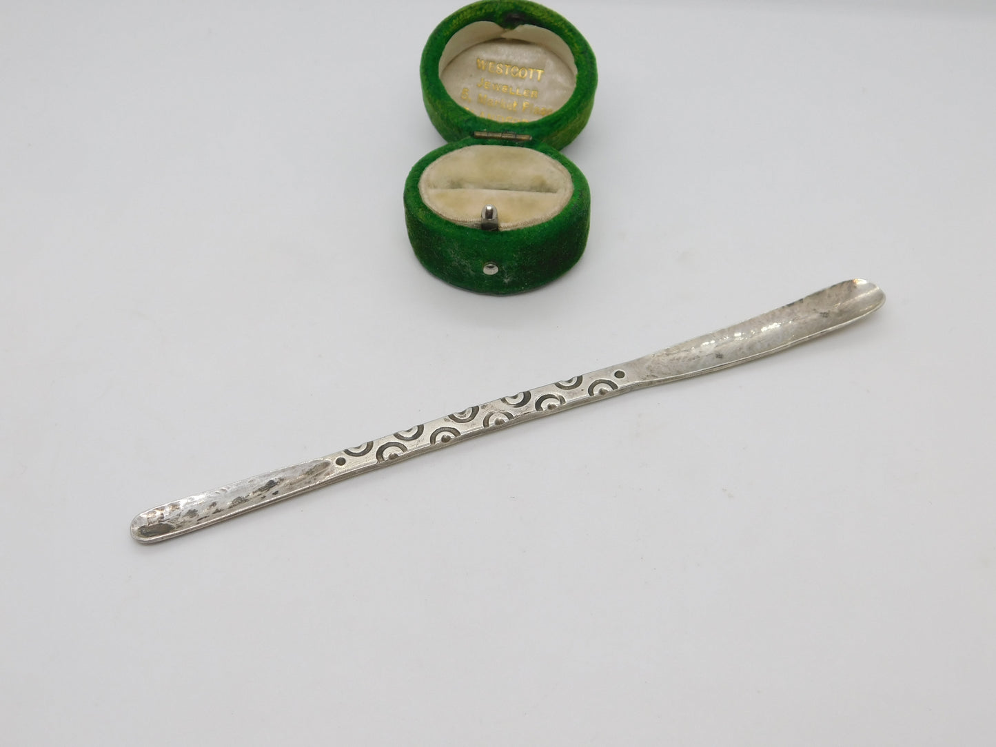 Studio Silver Handcrafted Sterling Silver Bone Marrow Scoop 1966 Sheffield