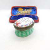 Georgian Bilston Enamel 'A Mothers Gift to a deserving Child' Patch Box c1780