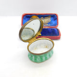 Georgian Bilston Enamel 'A Mothers Gift to a deserving Child' Patch Box c1780