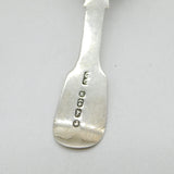 Victorian Sterling Silver Tea Caddy Spoon Antique 1859 Birmingham George Unite