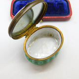 Georgian Bilston Enamel 'A Mothers Gift to a deserving Child' Patch Box c1780