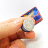 Georgian Bilston Enamel Small 'A Friends Gift' Patch Box Antique c1780