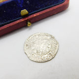 Medieval Polish Hammered 1/2 Grosz Coin Fine Condition 1492 Gothic