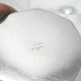 German .800 Silver Lidded Sugar Bowl & Cream Jug Modernist Antique c1900