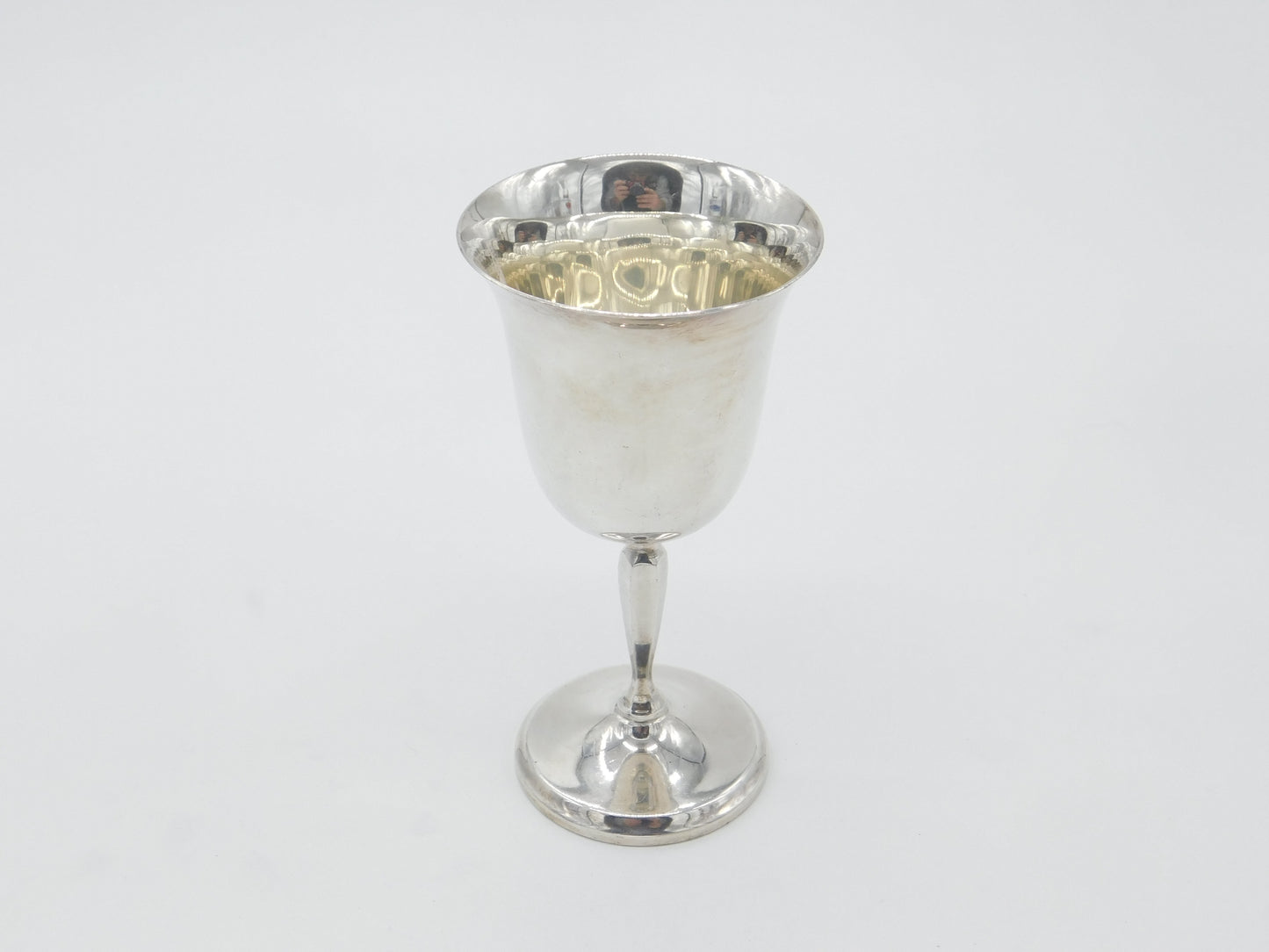 Sterling Silver Fluted Wine Goblet Chalice Vintage 1979 Birmingham