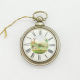 Victorian Sterling Silver Cased Buckmaster, Royston Pocket Watch Antique c1855