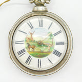 Victorian Sterling Silver Cased Buckmaster, Royston Pocket Watch Antique c1855