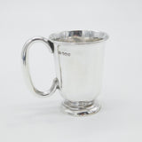 Sterling Silver Tankard Form Christening Cup Vintage 1961 Sheffield Viners Ltd