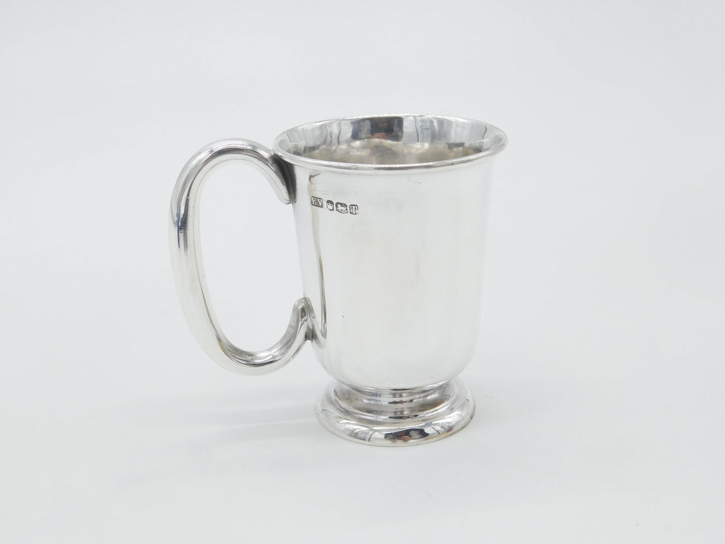 Sterling Silver Tankard Form Christening Cup Vintage 1961 Sheffield Viners Ltd