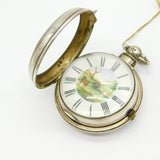 Victorian Sterling Silver Cased Buckmaster, Royston Pocket Watch Antique c1855